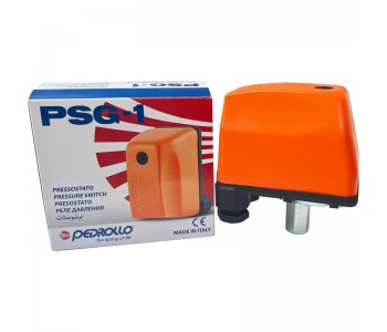 Spiediena releja PEDROLLO(PSG-1) 220V,1-5bar