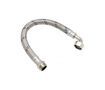 Antivibrācijas šļūtene 1' 600mm ar līkumu(TFG6)