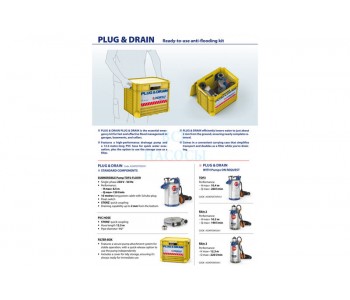 Pedrollo  Iegremdējamais sūknis TOP2 - FLOOR PLUG&DRAIN